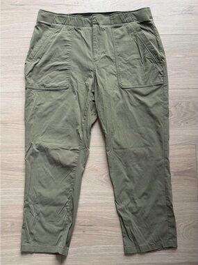 Olive Green Men's Casual Utility Pants